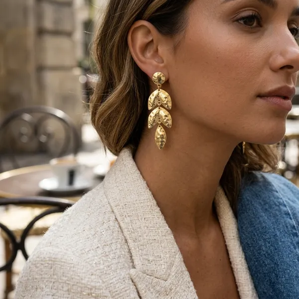 Golden_Cascading_Leaf_Drop_Earrings