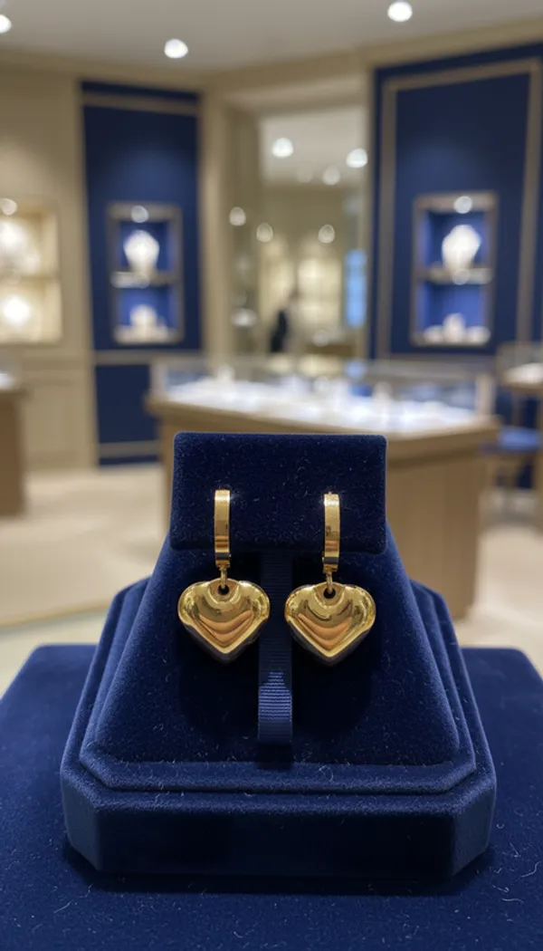 Golden_Heart_Huggie_Earrings