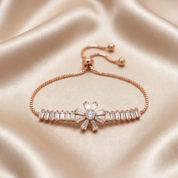 Rose_Gold_Plated_Zirconia_Adjustable_Floral_Baguette_Bracelet