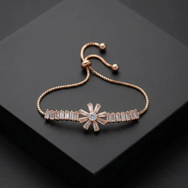 Rose_Gold_Plated_Zirconia_Adjustable_Floral_Baguette_Bracelet