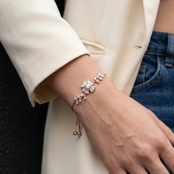 Rose_Gold_Plated_Bracelet_with_Floral_Slider_Design