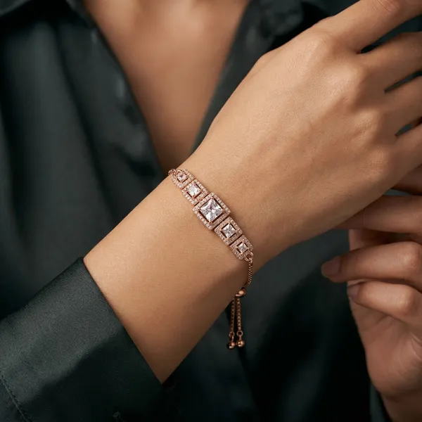 Rose_Gold_Plated_Bracelet_with_Square_Stones