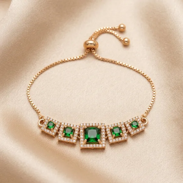 Rose_Gold_Green_Stone_Bolo_Bracelet