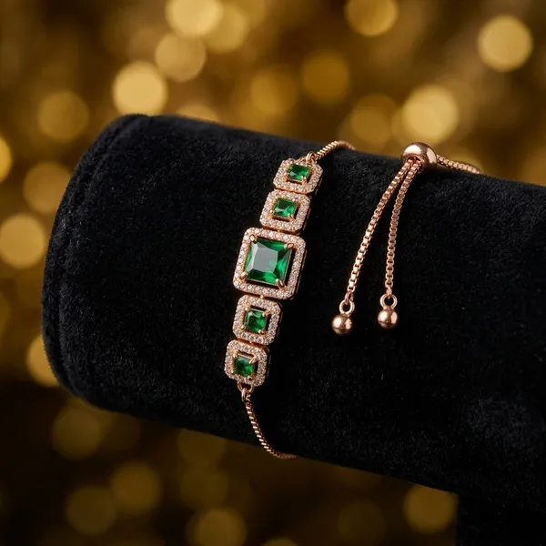 Rose_Gold_Green_Stone_Bolo_Bracelet