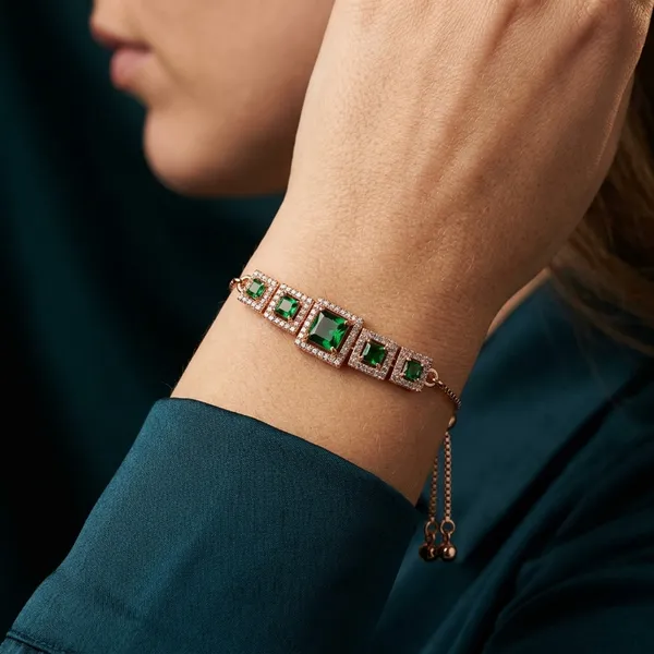 Rose_Gold_Green_Stone_Bolo_Bracelet