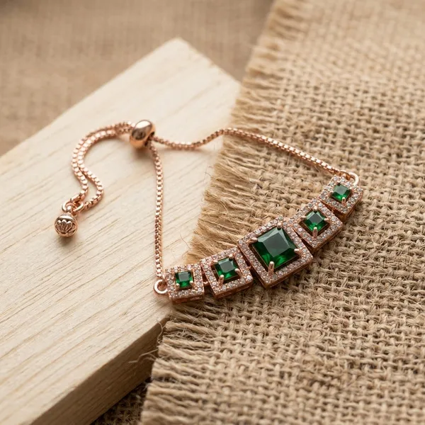 Rose_Gold_Green_Stone_Bolo_Bracelet