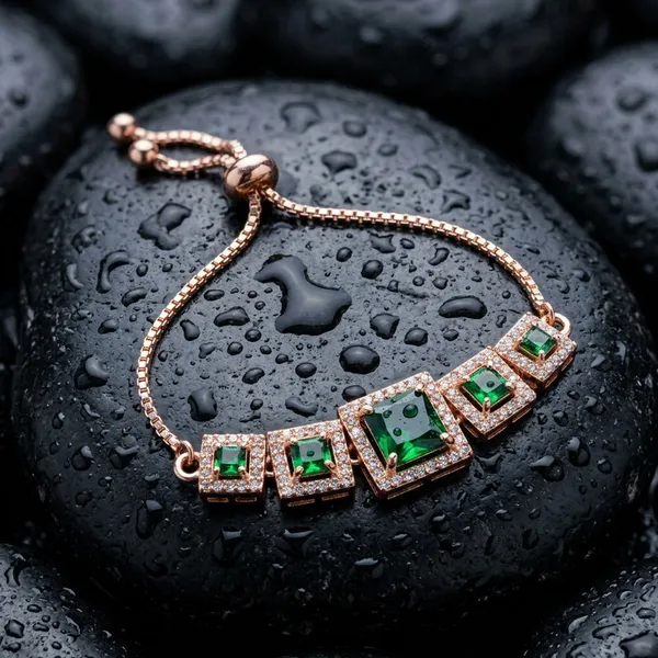 Rose_Gold_Green_Stone_Bolo_Bracelet