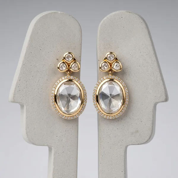 Gold_Tone_Polki_Drop_Earring