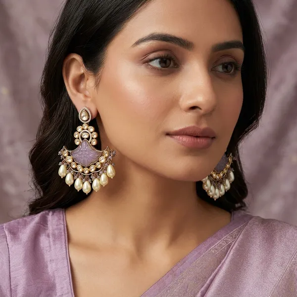 Gold_Plated_Kundan_Earring_Traditional_Chandbali