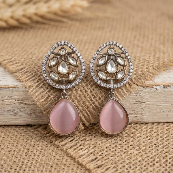 Elegant_Pink_Teardrop_Dangle_Earrings_with_Sparkling_CZ_Accents
