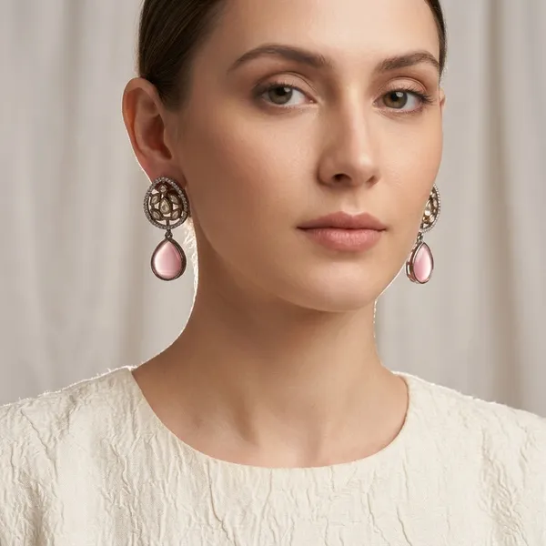 Elegant_Pink_Teardrop_Dangle_Earrings_with_Sparkling_CZ_Accents