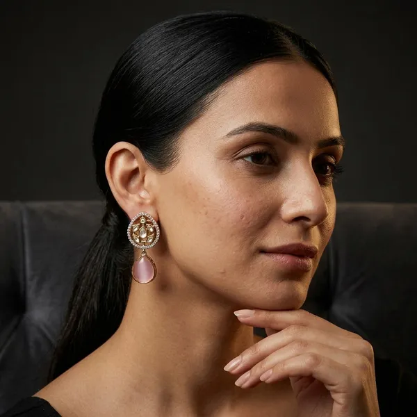 Elegant_Pink_Teardrop_Dangle_Earrings_with_Sparkling_CZ_Accents