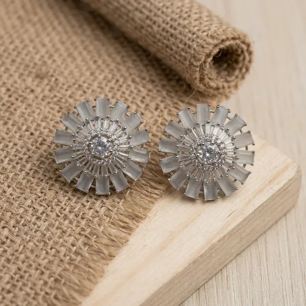 Radiant_Sunburst__Stud_Earrings_with_Frosted_Baguette_Crystals