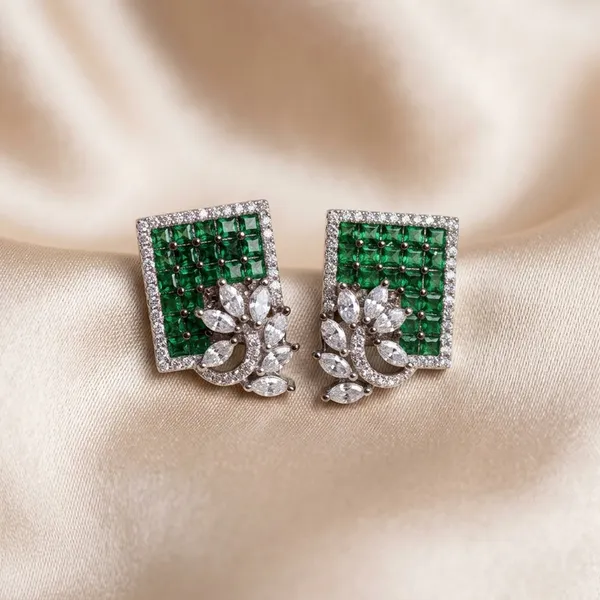 Square_Emerald_and_Diamond_Stud_Earrings