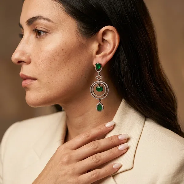 Emerald_Green_and_Diamond_Dangler_Earrings