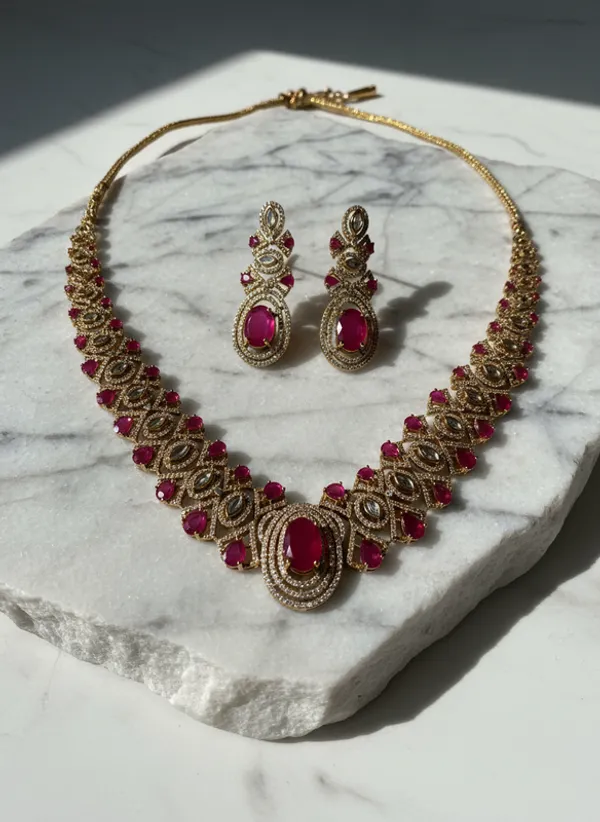 Indian_Set_Gold_Plated_Ruby_Necklace_Set_Traditional_Bridal_Style