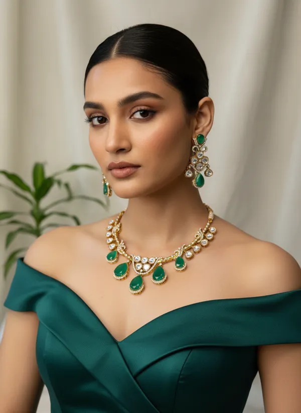 Indian_Set_Gold-Plated_Kundan_and_Emerald_Jewelry_Set__Traditional_Ethnic