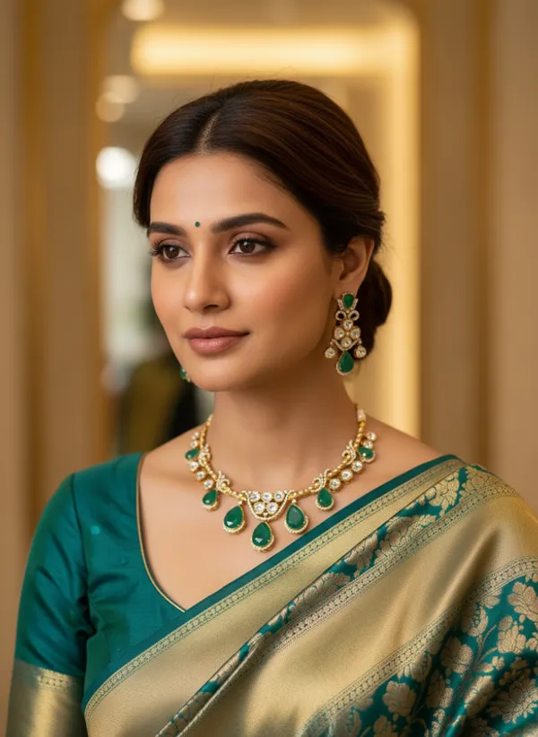 Indian_Set_Gold-Plated_Kundan_and_Emerald_Jewelry_Set__Traditional_Ethnic