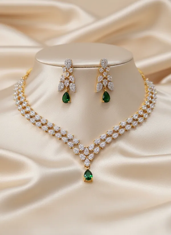 Indian_Set_Gold-Plated_CZ_and_Emerald_Green_Jewelry_Set