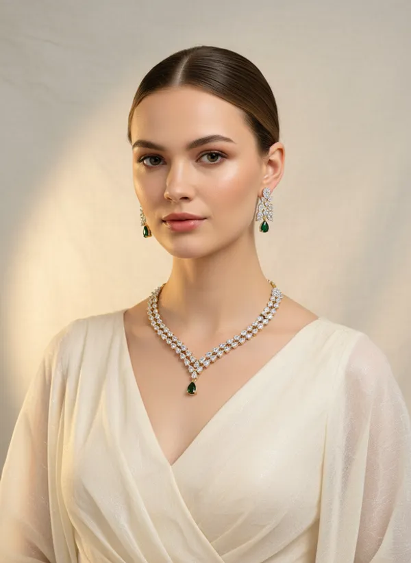 Indian_Set_Gold-Plated_CZ_and_Emerald_Green_Jewelry_Set