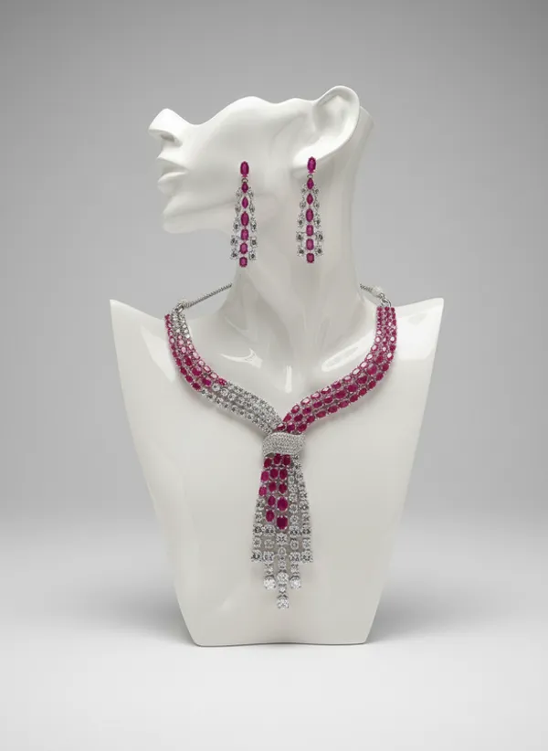 Indian_Set_Exquisite_Pink_Ruby_and_White_Stone_Anti-Tarnish_Jewelry_Set__Asymmetric_Tassel_Necklace_&_Earrings