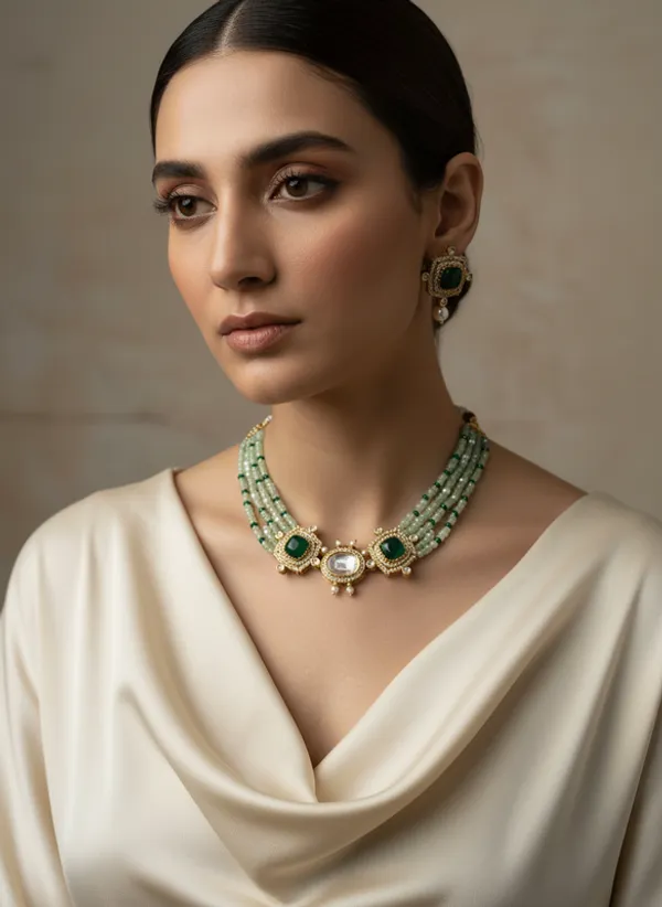 Indian_Set_Elegant_Emerald_Green_Kundan_Beaded_Choker_Necklace_and_Earrings_Jewelry_Set