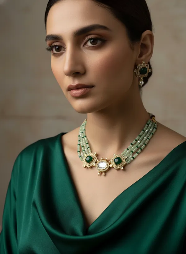 Indian_Set_Elegant_Emerald_Green_Kundan_Beaded_Choker_Necklace_and_Earrings_Jewelry_Set