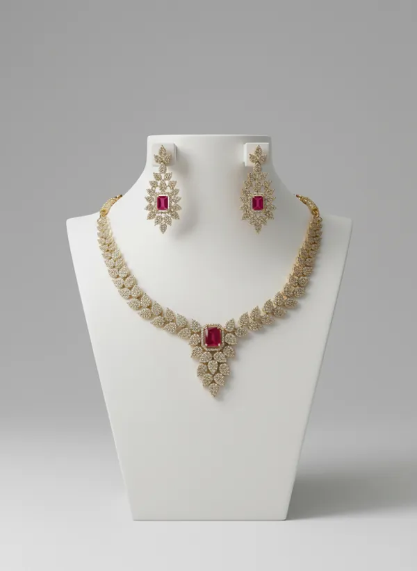 Indian_Set_Elegant_Anti-Tarnish_Pink_Ruby_and_CZ_Studded_Gold-Plated_Necklace_Set_with_Matching_Earrings