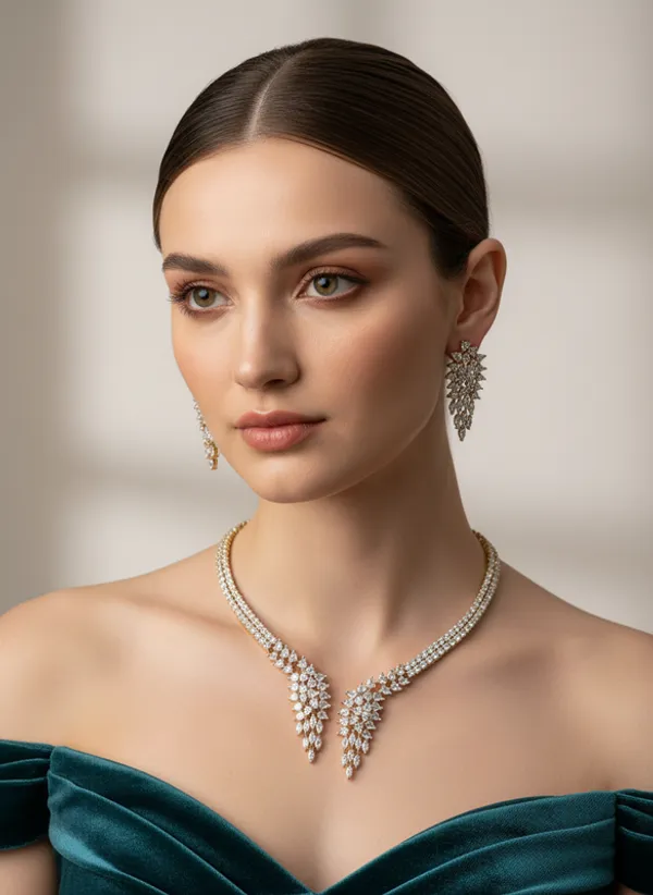Indian_Set_American_Diamond_Jewelry_Set_Elegant_Cascading