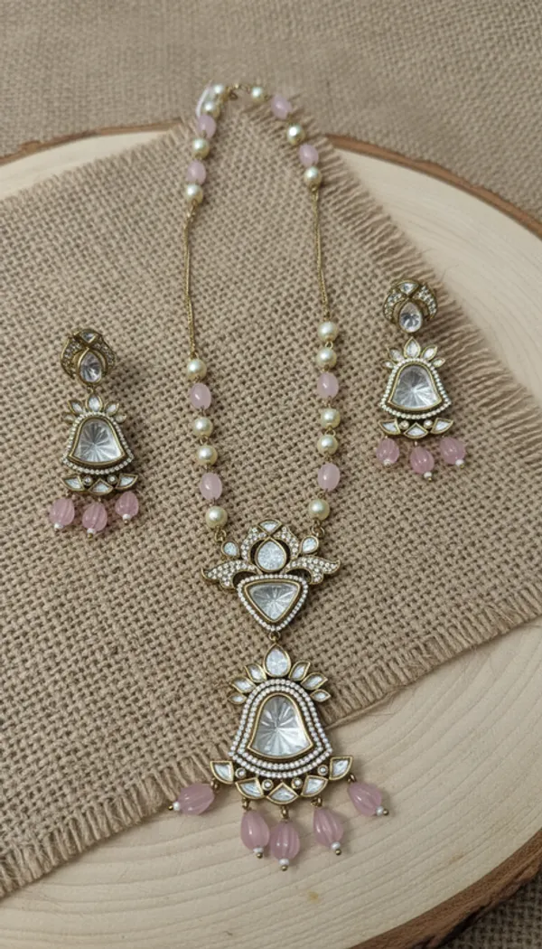 Indian_Set_Elegant_Pink_Quartz_and_Kundan_Anti_Tarnish_Necklace_and_Earring_Set