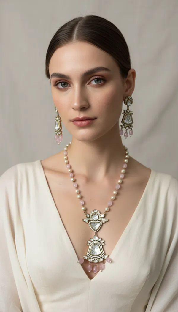 Indian_Set_Elegant_Pink_Quartz_and_Kundan_Anti_Tarnish_Necklace_and_Earring_Set