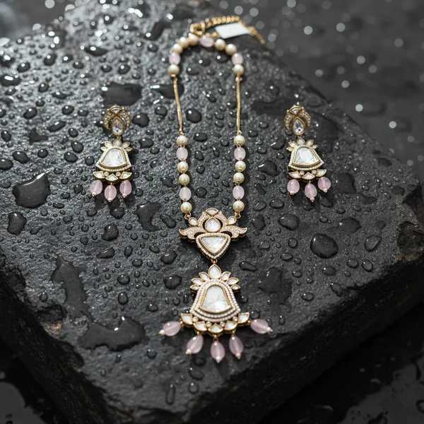 Indian_Set_Elegant_Pink_Quartz_and_Kundan_Anti_Tarnish_Necklace_and_Earring_Set