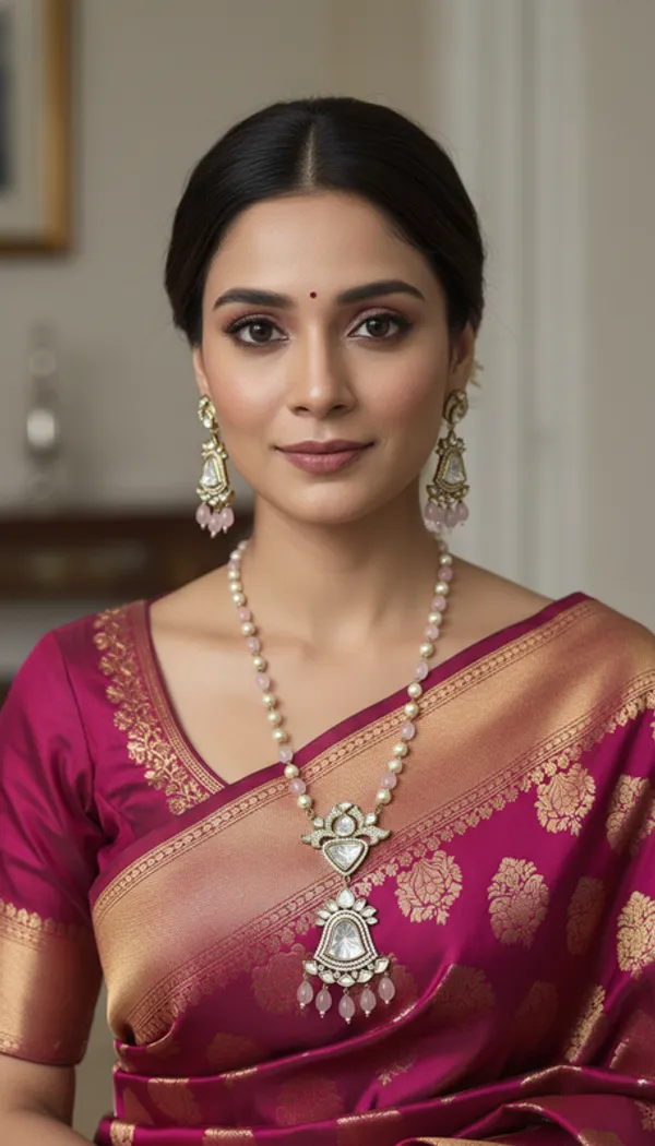 Indian_Set_Elegant_Pink_Quartz_and_Kundan_Anti_Tarnish_Necklace_and_Earring_Set