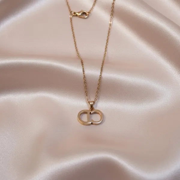 Elegant_Gold-Tone_Monogram_Pendant_Chain