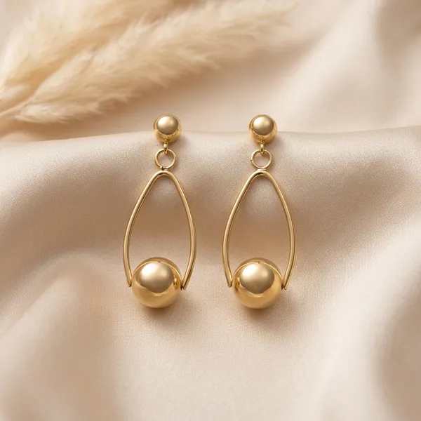 Gold_Orb_Teardrop_Earrings