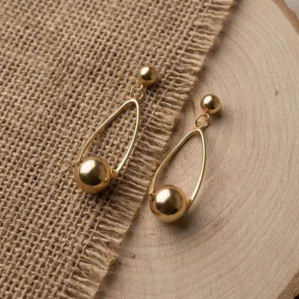 Gold_Orb_Teardrop_Earrings