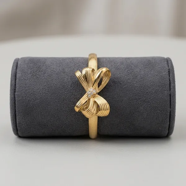 Golden_Bow_Ribbon_Bracelet