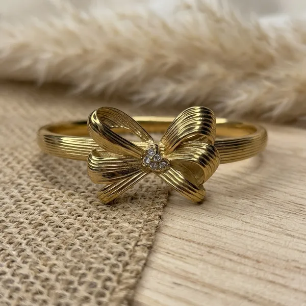 Golden_Bow_Ribbon_Bracelet
