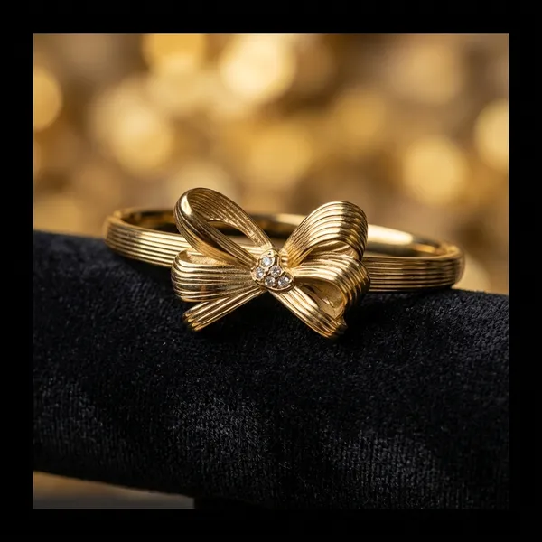Golden_Bow_Ribbon_Bracelet