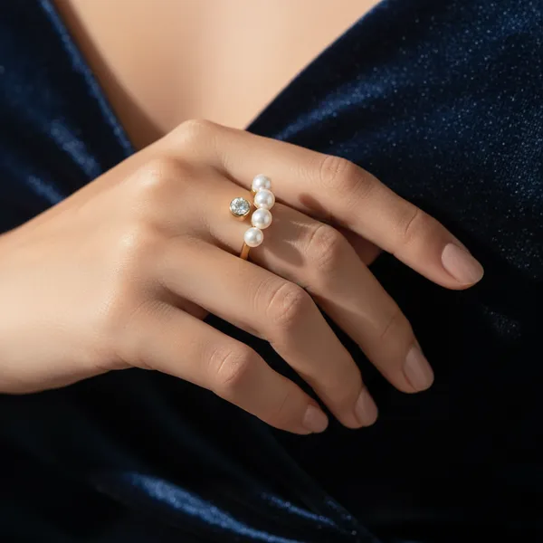 Luminous_Pearl_&_Solitaire_Crystal_Open_Wrap_Ring_-_Size_6