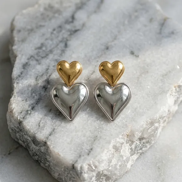 Duo-Tone_Heart_Drop_Earrings