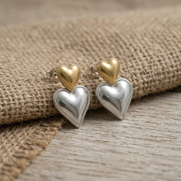 Duo-Tone_Heart_Drop_Earrings