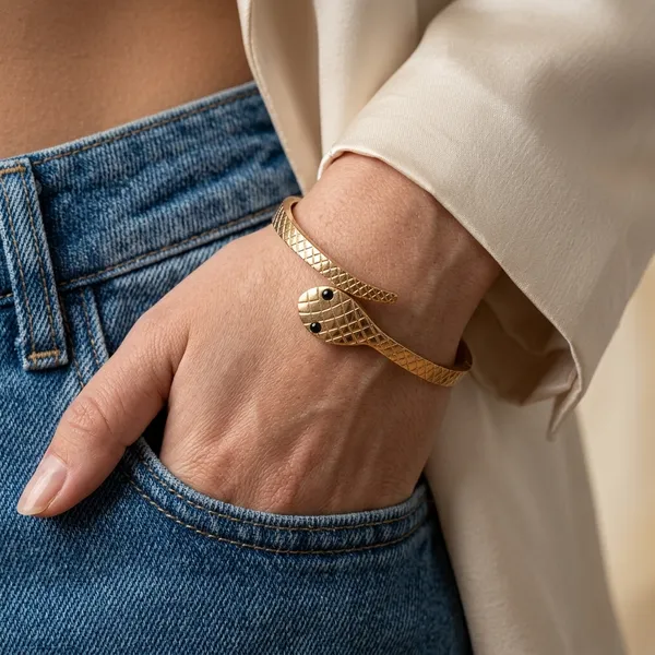Golden_Serpent_Wrap_Bracelet