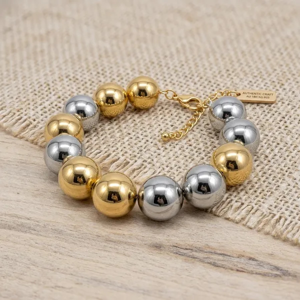 Two-Tone_Chunky_Ball_Bracelet