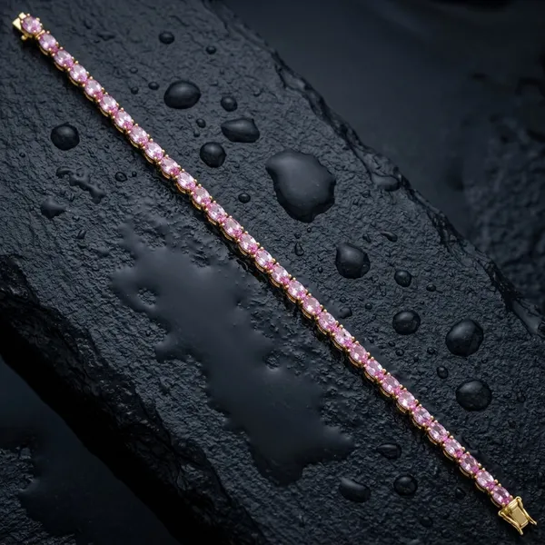 Gold_Plated_Fine_Tennis_Sapphire_Bracelets