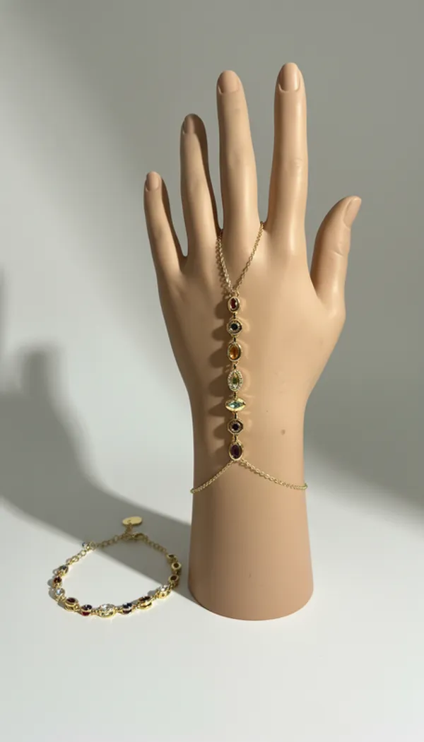 Radiant_Gemstone_Handchain