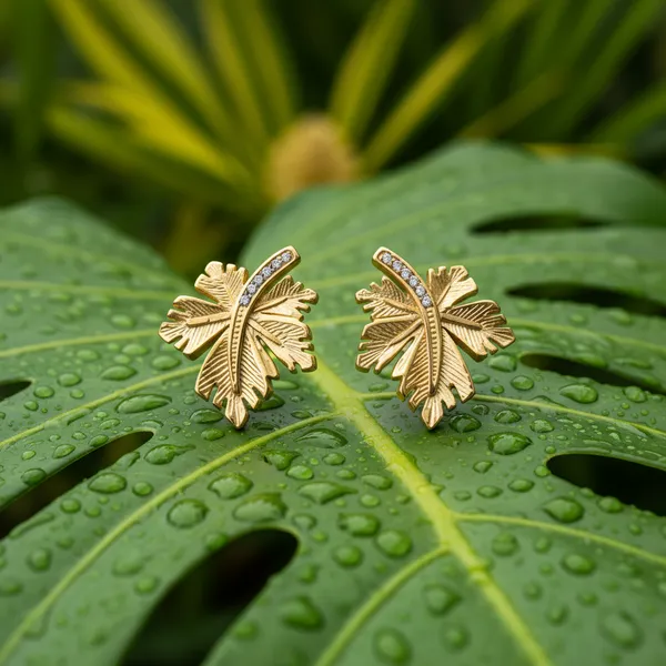 Golden_Leaf_Earrings