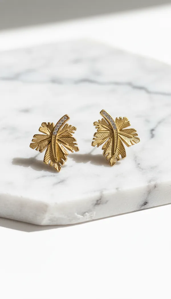 Golden_Leaf_Earrings