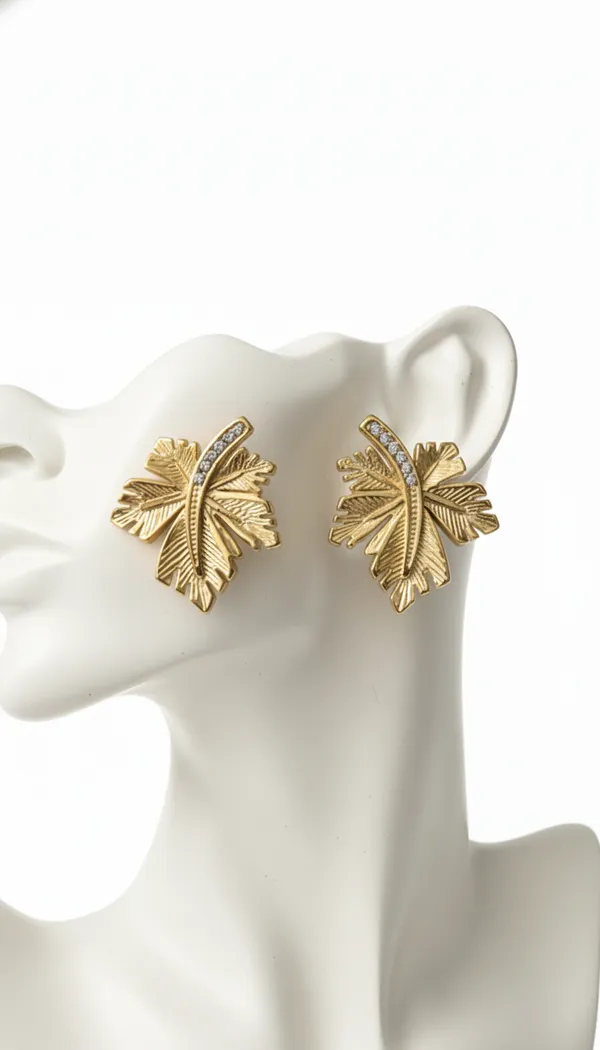 Golden_Leaf_Earrings