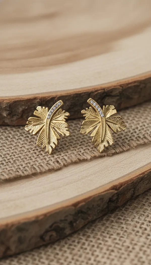 Golden_Leaf_Earrings